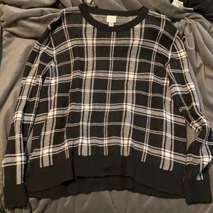 A New Day Buffalo Check Sweater